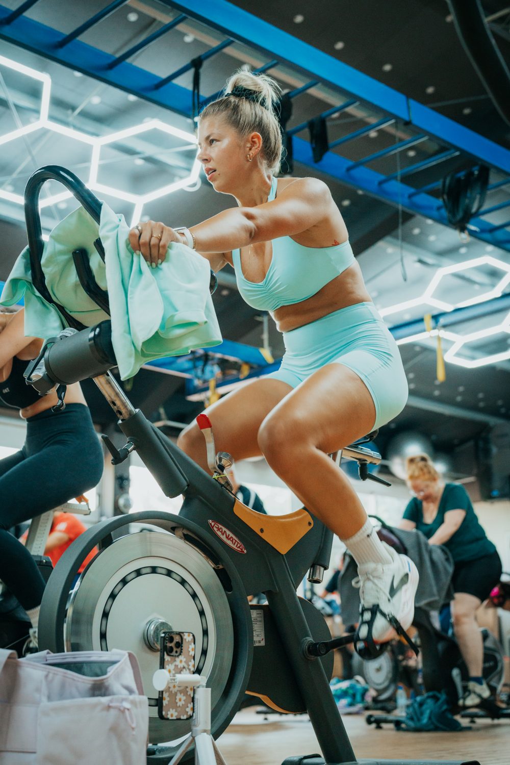 Alina beim Spinning