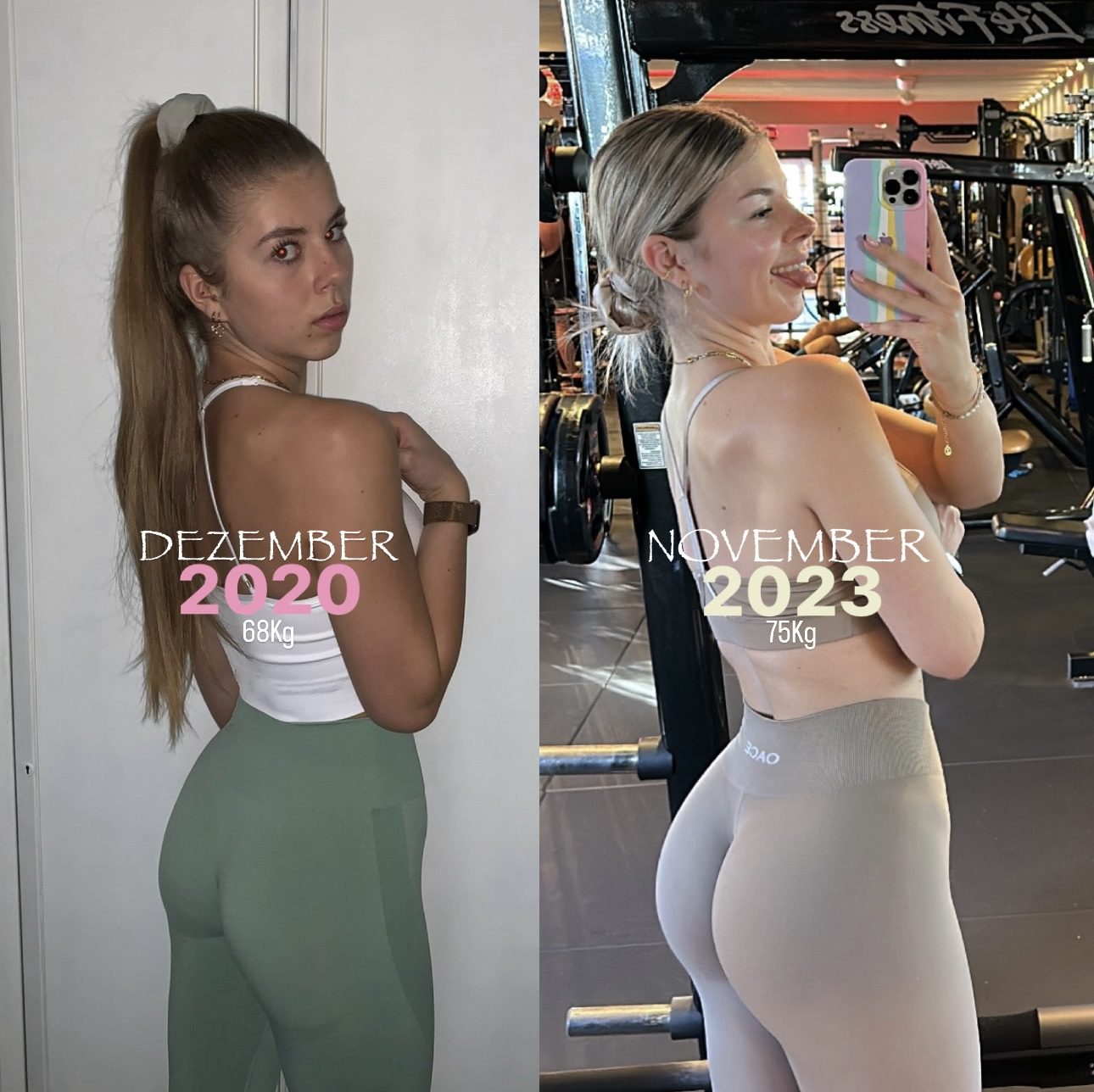 Alinas Transformation: Dezember 2020 zu November 2023